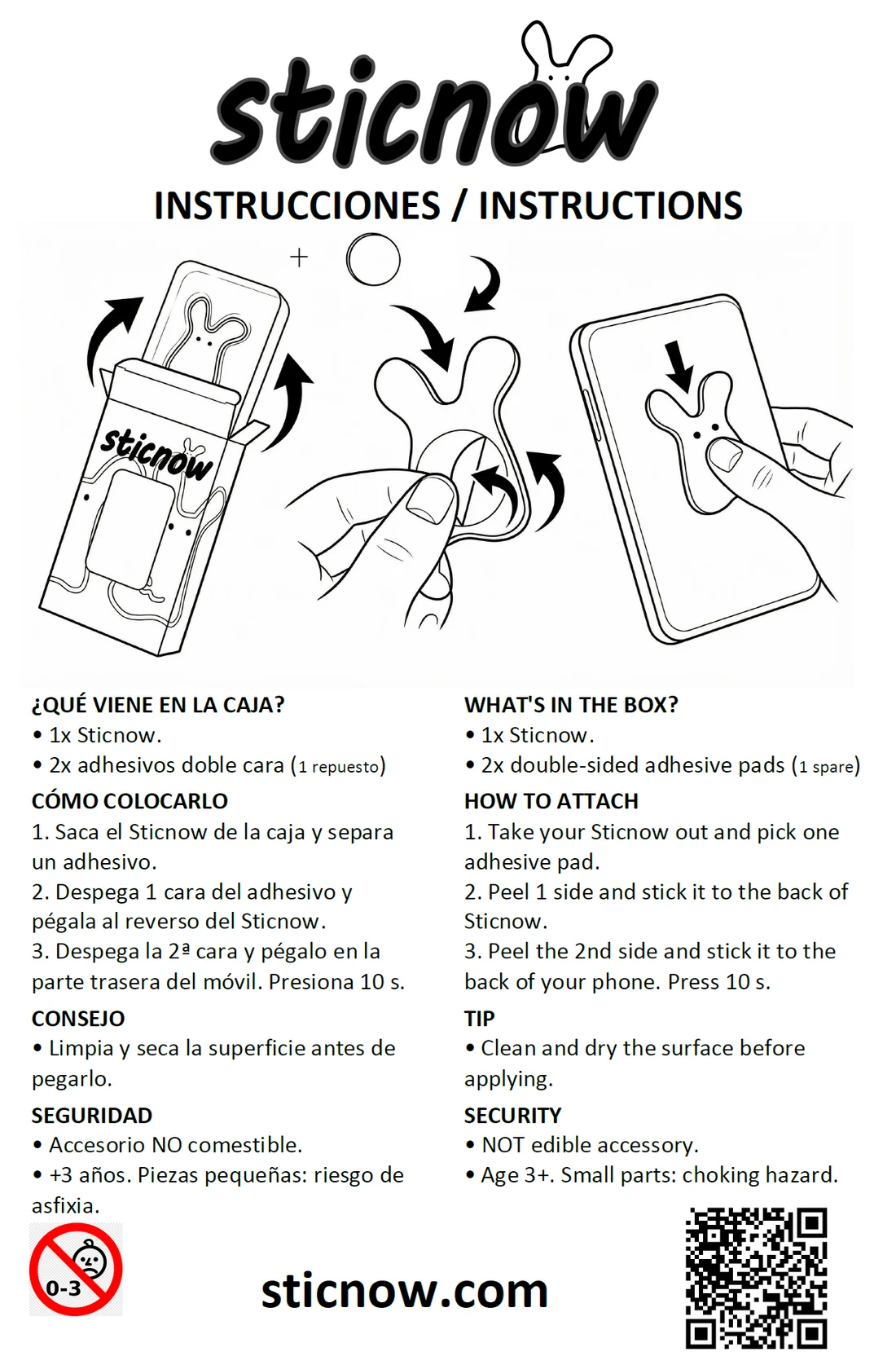 STICNOW WAVE · instrucciones